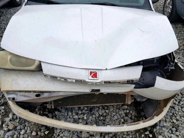 1G8AJ52F04Z183296 - 2004 SATURN ION LEVEL WHITE photo 7