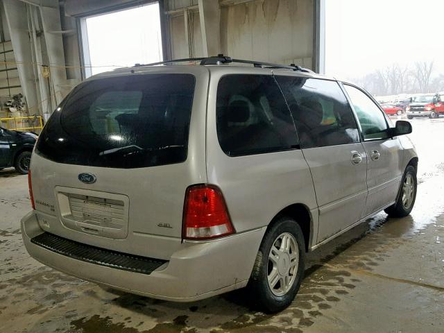 2FMZA52255BA84186 - 2005 FORD FREESTAR S SILVER photo 4