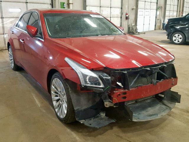 1G6AX5S34E0146223 - 2014 CADILLAC CTS LUXURY RED photo 1