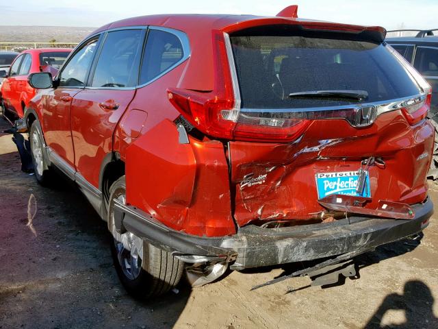 2HKRW2H85JH687265 - 2018 HONDA CR-V EXL ORANGE photo 3