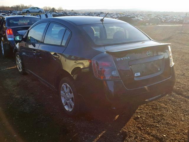 3N1AB6AP9CL750746 - 2012 NISSAN SENTRA 2.0 BLACK photo 3