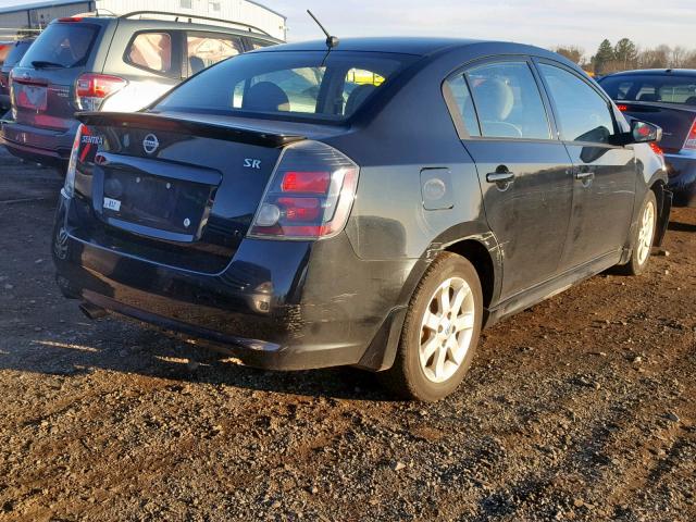 3N1AB6AP9CL750746 - 2012 NISSAN SENTRA 2.0 BLACK photo 4