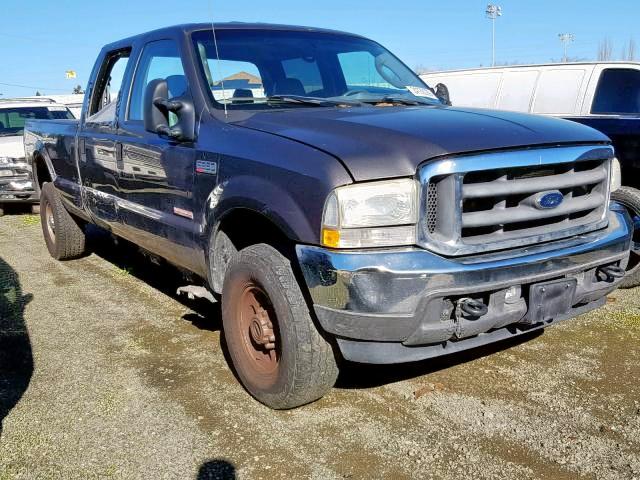 1FTSW31P24EA33790 - 2004 FORD F350 SRW S BLUE photo 1