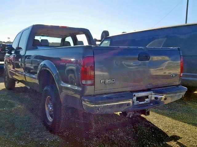 1FTSW31P24EA33790 - 2004 FORD F350 SRW S BLUE photo 3