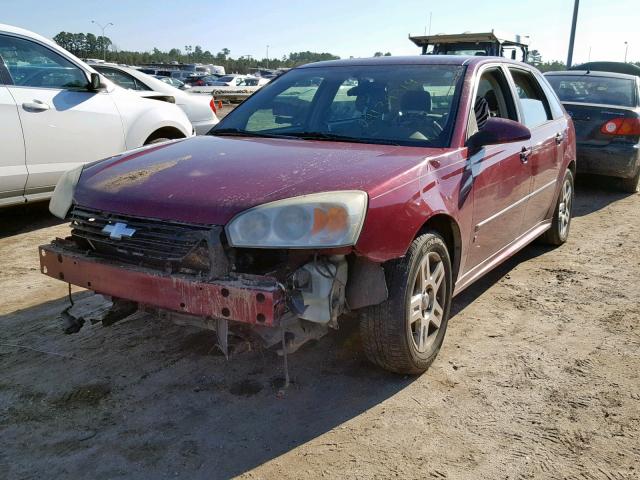 1G1ZT63846F193142 - 2006 CHEVROLET MALIBU MAX ბურგუნდია ფოტო 2