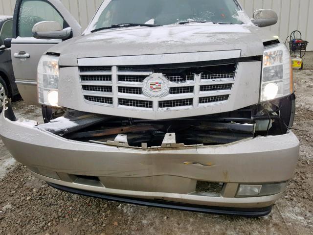 1GYFK66847R196156 - 2007 CADILLAC ESCALADE E SILVER photo 9