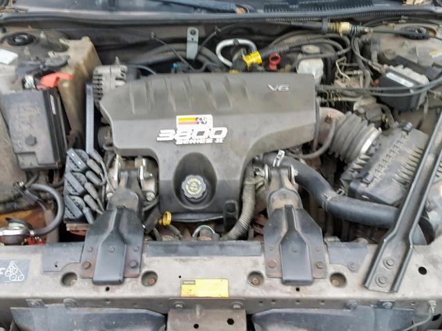 1G2WP52K71F177424 - 2001 PONTIAC GRAND PRIX GRAY photo 7