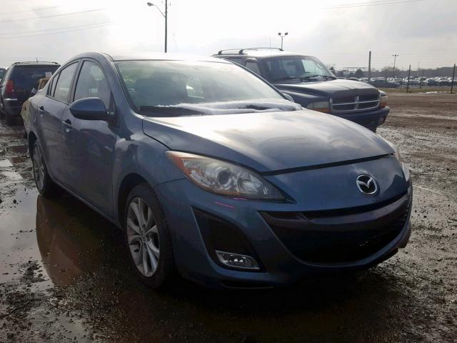 JM1BL1U55B1366979 - 2011 MAZDA 3 S BLUE photo 1