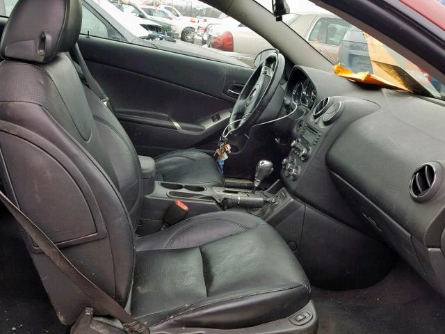 1G2ZH17N984164895 - 2008 PONTIAC G6 GT 红色 照片 5