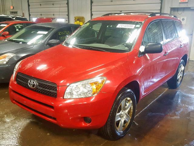 JTMBD33VX75120780 - 2007 TOYOTA RAV4 RED photo 2