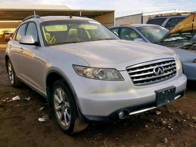 JNRAS08W57X202213 - 2007 INFINITI FX35 SILVER photo 1