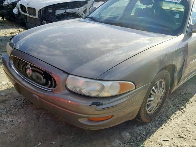 1G4HP52K634160046 - 2003 BUICK LESABRE CU GRAY photo 9