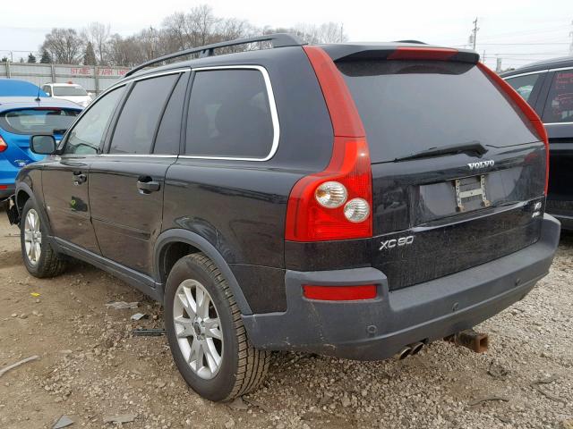 YV4CZ852561252595 - 2006 VOLVO XC90 V8 BLACK photo 3