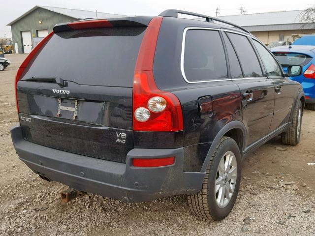 YV4CZ852561252595 - 2006 VOLVO XC90 V8 BLACK photo 4