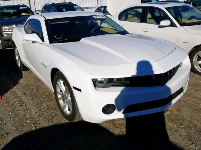 2G1FA1E35D9240326 - 2013 CHEVROLET CAMARO LS WHITE photo 1