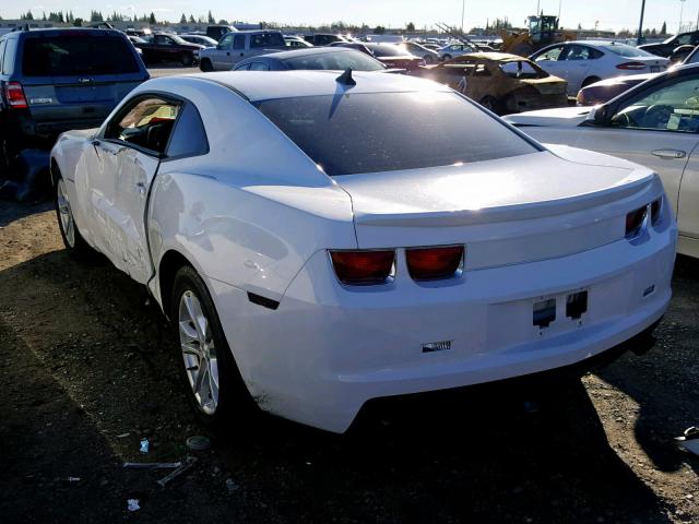 2G1FA1E35D9240326 - 2013 CHEVROLET CAMARO LS WHITE photo 3