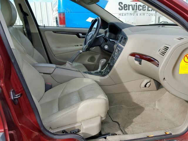 YV1RH59H042388759 - 2004 VOLVO S60 2.5T BURGUNDY photo 5