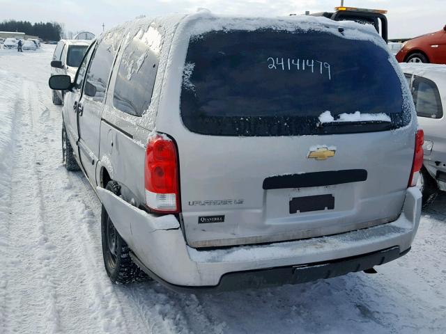 1GNDV23148D193557 - 2008 CHEVROLET UPLANDER L SILVER photo 3