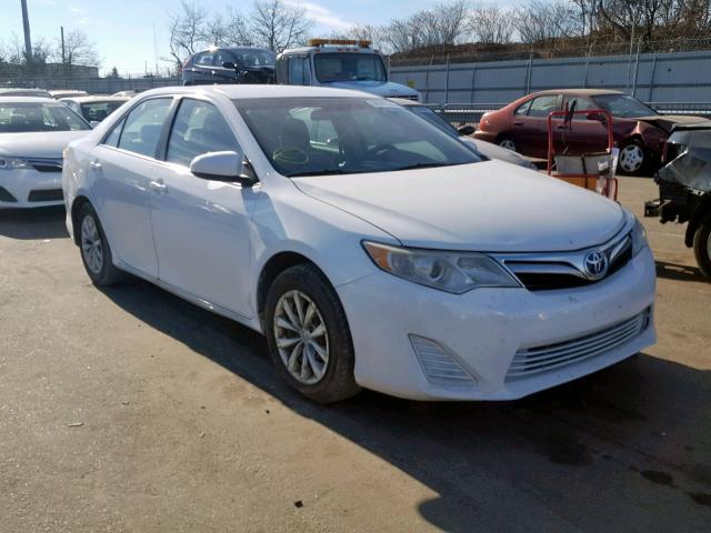 4T1BD1FK3DU066466 - 2013 TOYOTA CAMRY HYBR WHITE photo 1