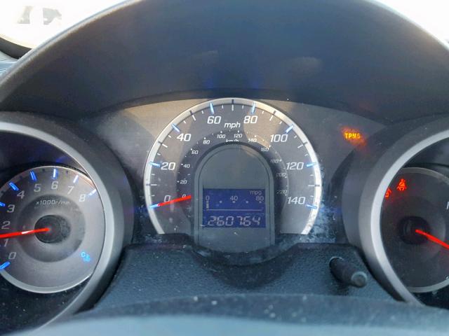 JHMGE8H33BC016416 - 2011 HONDA FIT BLUE photo 8