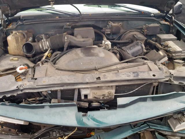 1GKEC13RXXR500092 - 1999 GMC YUKON GREEN photo 7