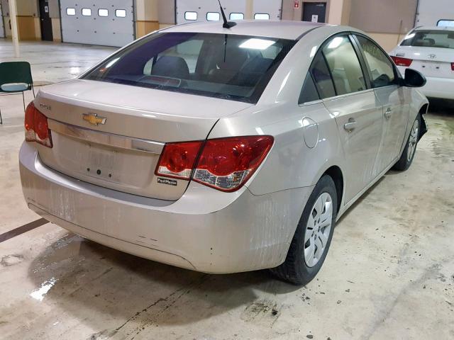 1G1PD5SHXC7298712 - 2012 CHEVROLET CRUZE LS GOLD photo 4