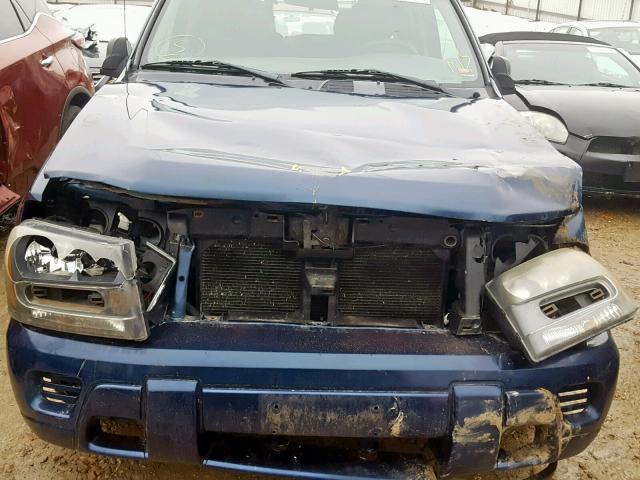 1GNDT13SX42101558 - 2004 CHEVROLET TRAILBLAZE BLUE photo 7