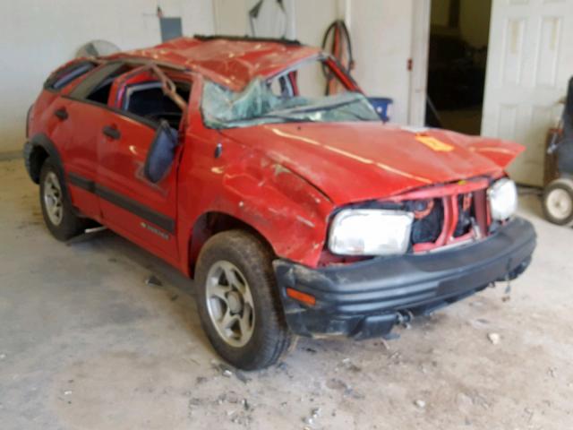 2CNBJ734246909170 - 2004 CHEVROLET TRACKER ZR RED photo 1