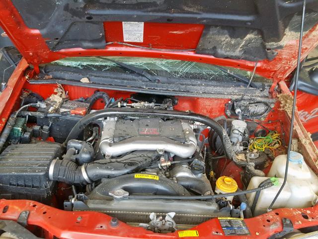 2CNBJ734246909170 - 2004 CHEVROLET TRACKER ZR RED photo 7