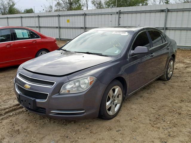 1G1ZC5EB9AF249801 - 2010 CHEVROLET MALIBU 1LT GRAY photo 2