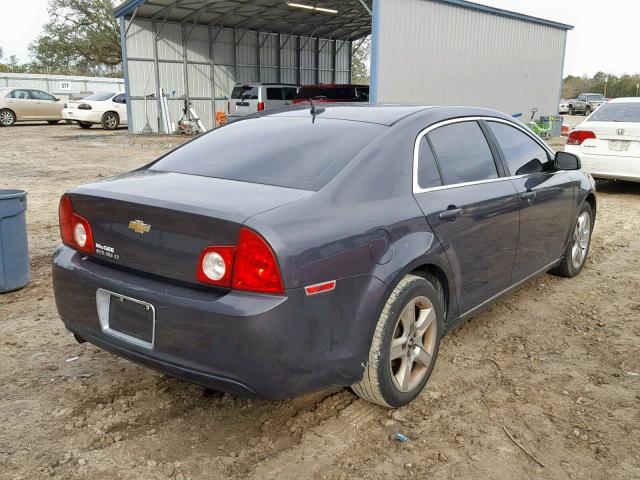 1G1ZC5EB9AF249801 - 2010 CHEVROLET MALIBU 1LT GRAY photo 4