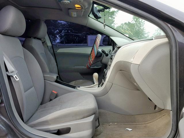 1G1ZC5EB9AF249801 - 2010 CHEVROLET MALIBU 1LT GRAY photo 5
