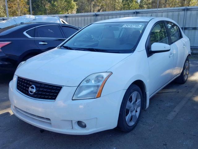 3N1AB61E08L669642 - 2008 NISSAN SENTRA 2.0 WHITE photo 2