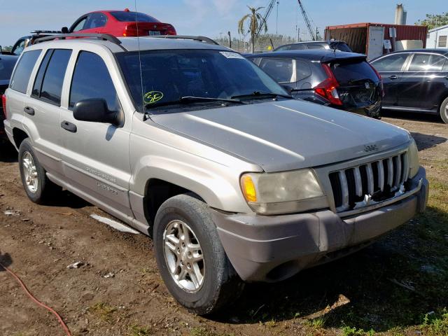 1J4GX48S94C295525 - 2004 JEEP GRAND CHER SILVER photo 1