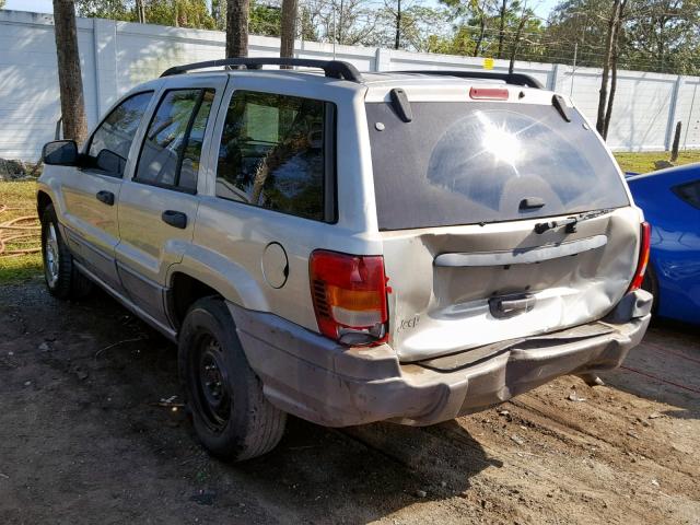 1J4GX48S94C295525 - 2004 JEEP GRAND CHER SILVER photo 3