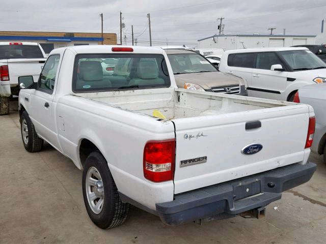 1FTKR1AD1BPA04526 - 2011 FORD RANGER WHITE photo 3