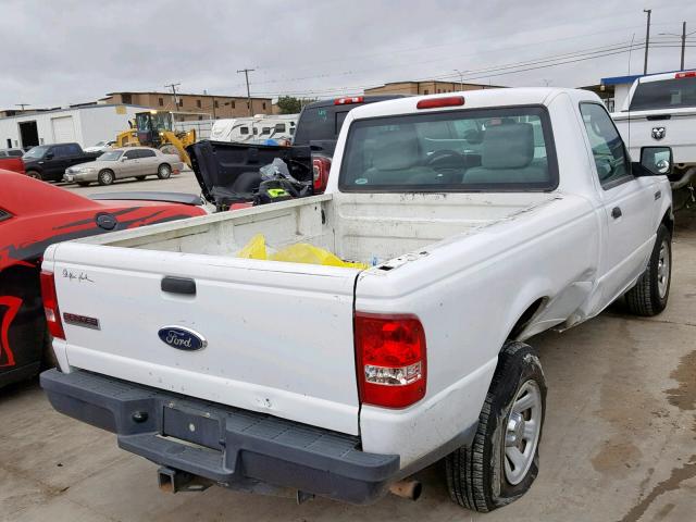 1FTKR1AD1BPA04526 - 2011 FORD RANGER WHITE photo 4