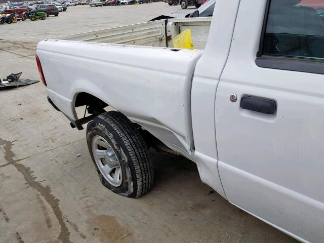 1FTKR1AD1BPA04526 - 2011 FORD RANGER WHITE photo 9