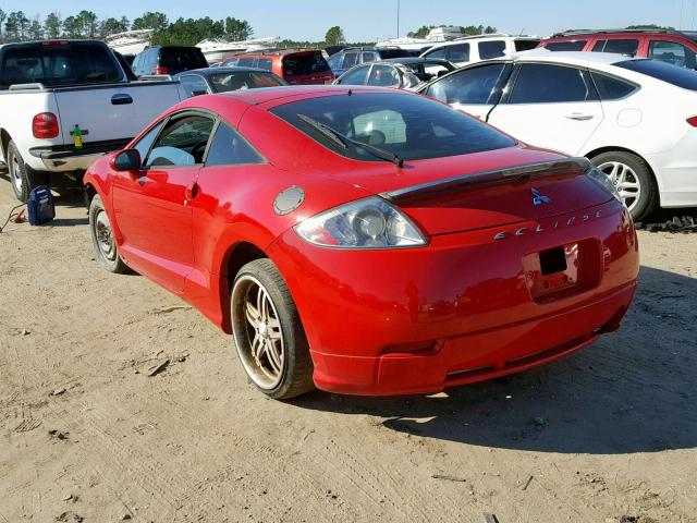 4A3AK44T36E043475 - 2006 MITSUBISHI ECLIPSE SE RED photo 3