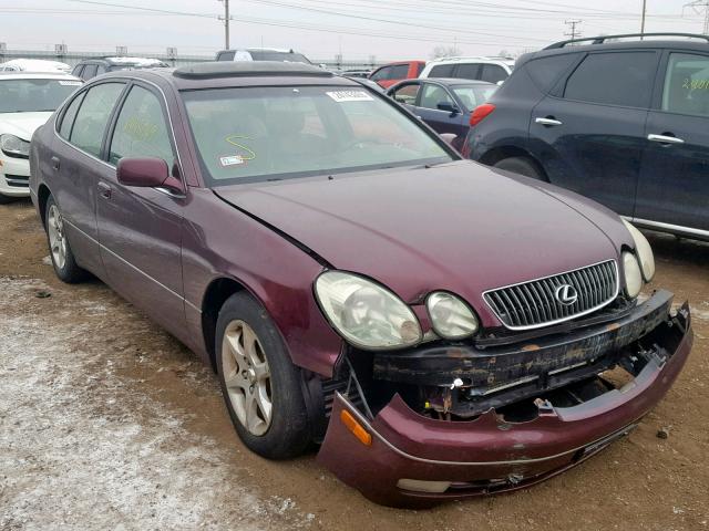 JT8BD69S510132806 - 2001 LEXUS GS 300 MAROON photo 1