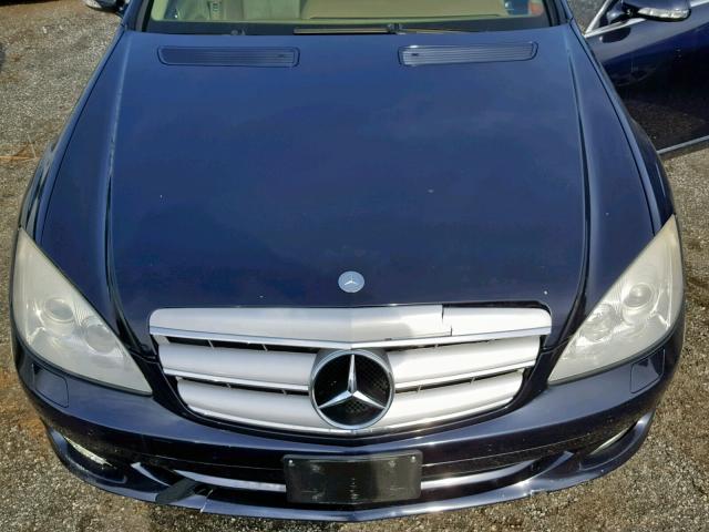 WDDNG71X97A064991 - 2007 MERCEDES-BENZ S 550 BLUE photo 7