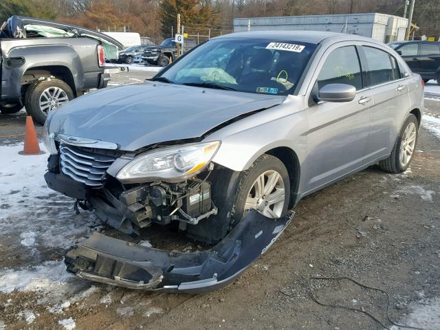 1C3CCBBBXDN510139 - 2013 CHRYSLER 200 TOURIN SILVER photo 2