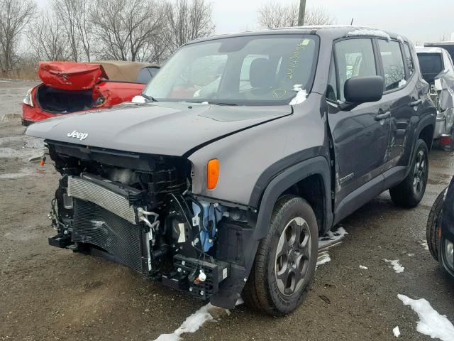 ZACCJBAT1GPC79767 - 2016 JEEP RENEGADE S 灰色 照片 2