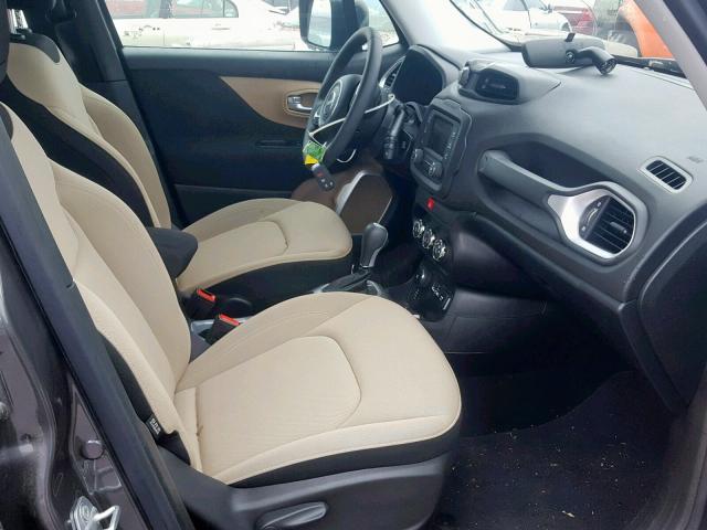 ZACCJBAT1GPC79767 - 2016 JEEP RENEGADE S 灰色 照片 5