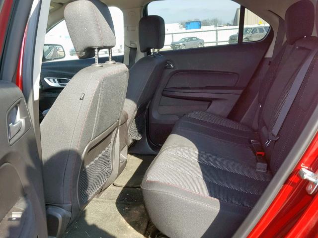 1GNALDEK6DZ102764 - 2013 CHEVROLET EQUINOX LT 红色 照片 6