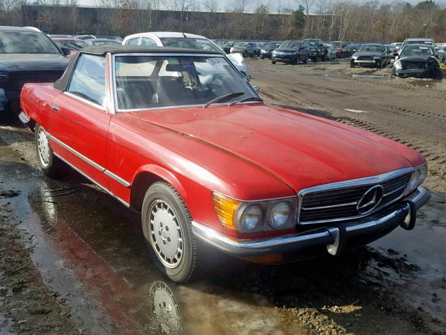 10704412002449 - 1972 MERCEDES-BENZ 450SL CONV RED photo 1