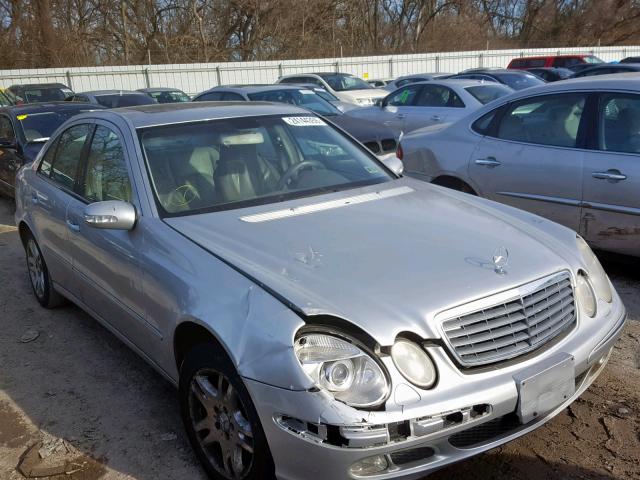 WDBUF65J03A132810 - 2003 MERCEDES-BENZ E 320 SILVER photo 1