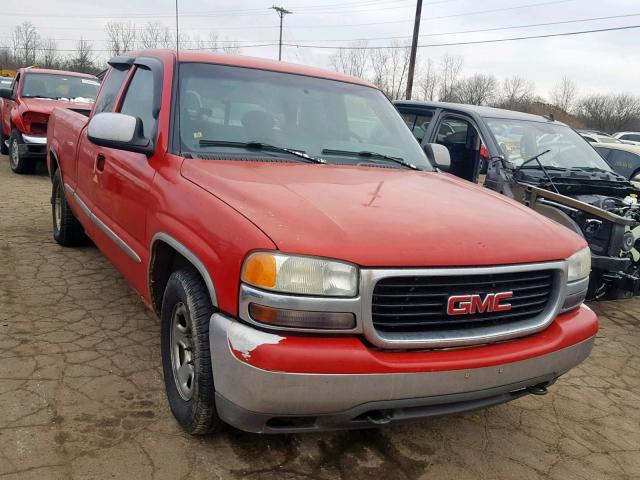 2GTEC19T4X1558500 - 1999 GMC NEW SIERRA RED photo 1