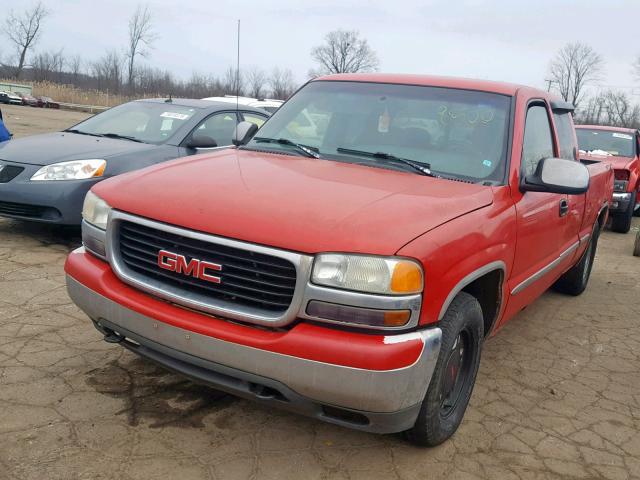 2GTEC19T4X1558500 - 1999 GMC NEW SIERRA RED photo 2