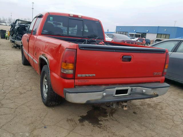 2GTEC19T4X1558500 - 1999 GMC NEW SIERRA RED photo 3